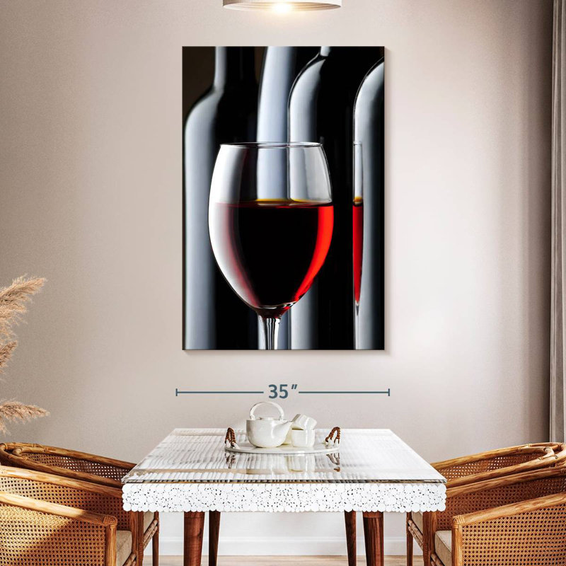 Yarlin Cabernet Red Wine, 51" H x 34" W