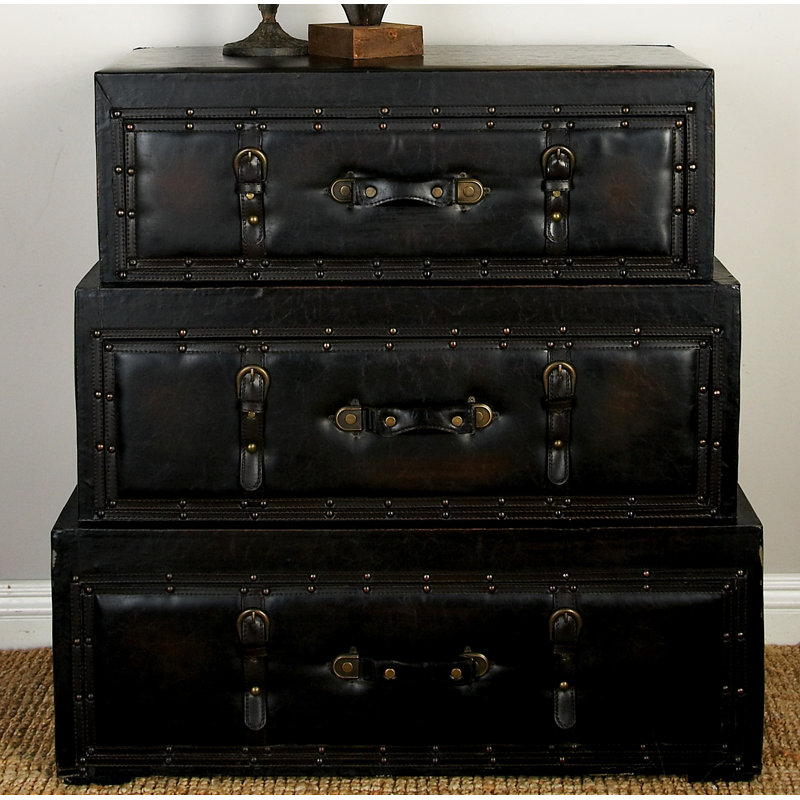 Coffre de chambre Isabel, Noir
