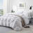 Puredown Selected All Season Organic Cotton Puff 90% Down Comforter-1439900279