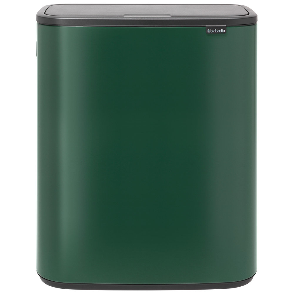 Brabantia Bo Touch Top Multi-Compartment Recycling Trash Can 3 x 3