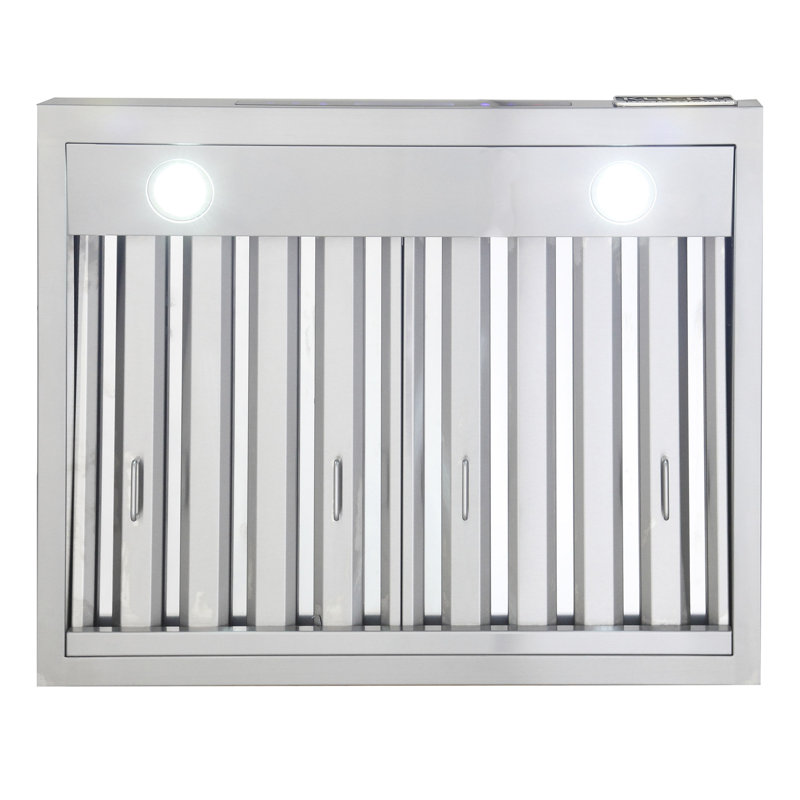 30" 900 CFM Ducted Under Cabinet Range Hood in Stainless Steel with Remote Control Included, 30"