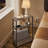 Side Table With Charging Station,magazine Rack-273817112