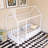 Wood Bed House Bed Frame With Fence-207616653-207616654