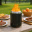 Round Stainless Steel Charcoal Fire Pit