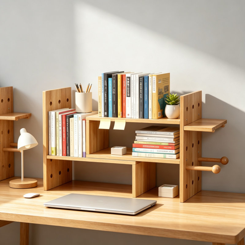 Wood Desk Organiser