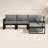 EDGE 5 - Person Seating Group with Cushions-68603043-68603042