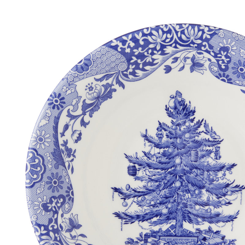 Blue Italian, Christmas Set Of 4 Bowls