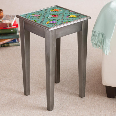 Eziel Solid Wood End Table