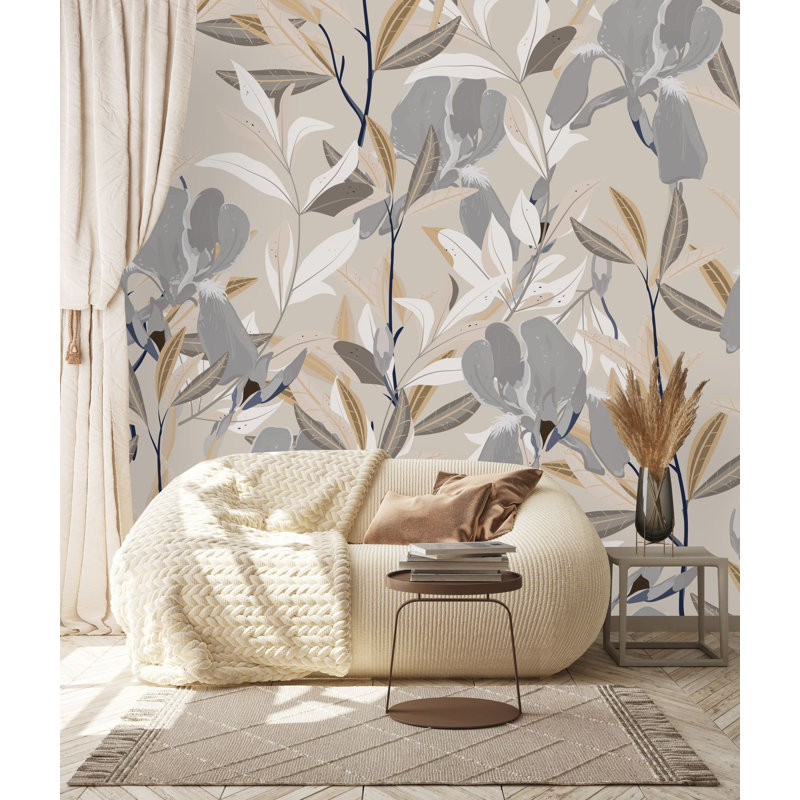 Murale Iris, L 100 po x L 100 po