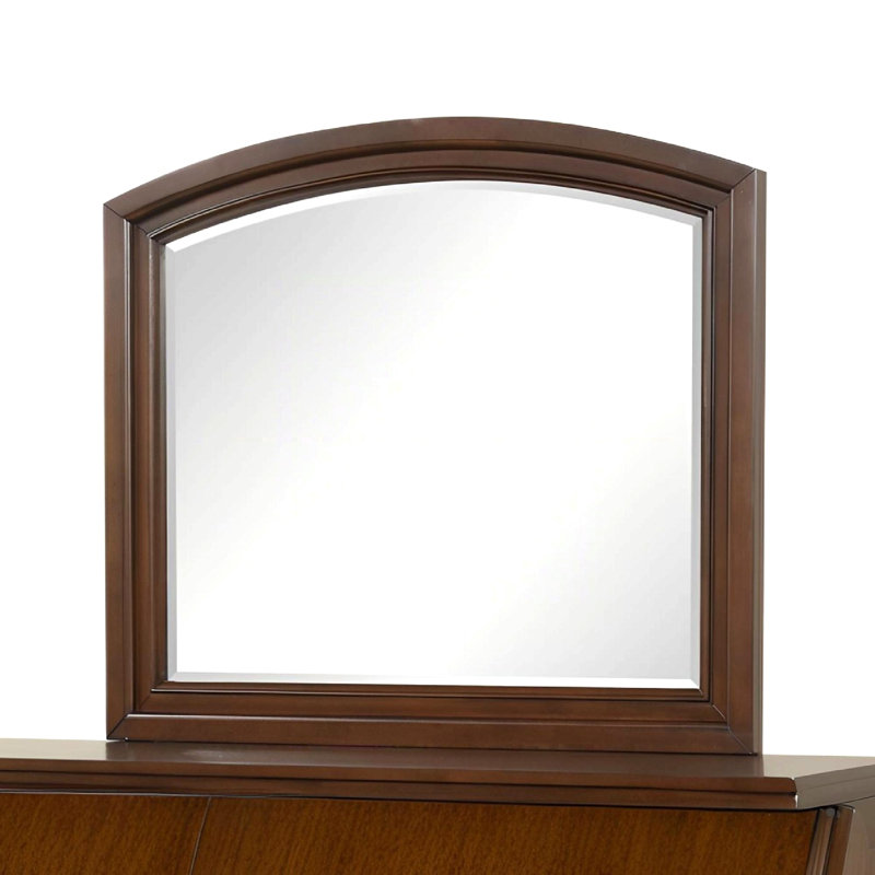 Miroir moderne pour commode, H 42 po x l 36 po, Cerisier, Harwich