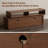 Adda Solid Wood Extendable TV Stand with Storage Drawers and Open Shelves for Living Room Bedroom Entertainment Center-1758212245-1758212234