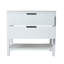 Iline 35.91'' Single Bathroom Vanity with Resin Top-968379782