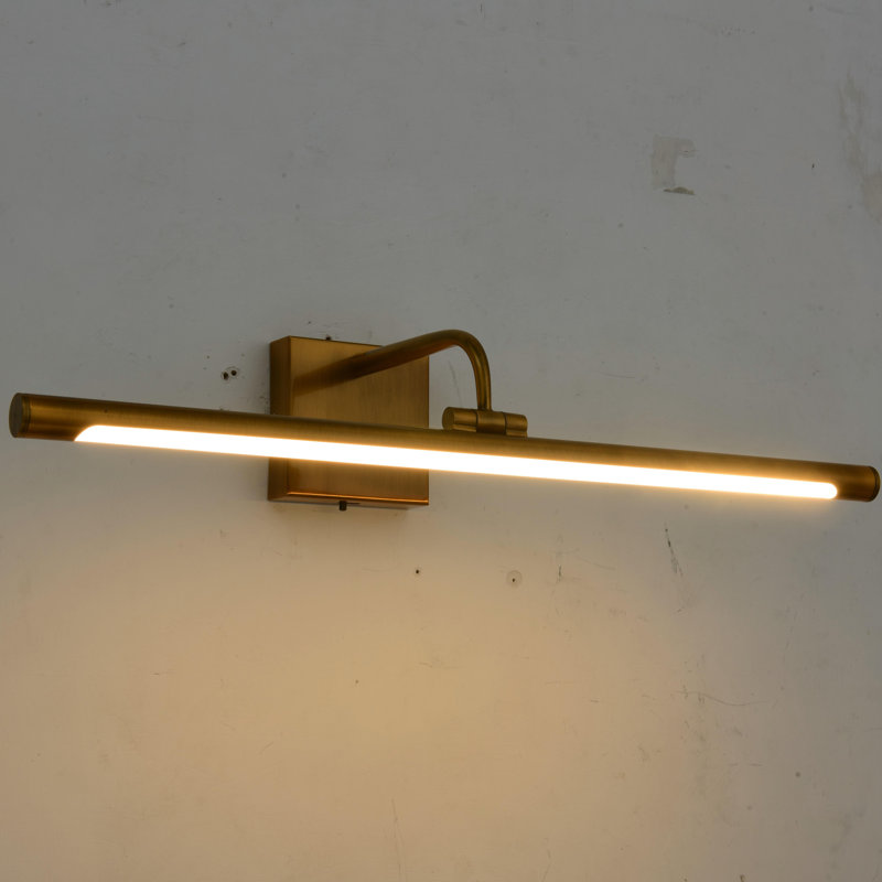 Luminaire à DEL 1 lumière à intensité variable de 24 po à intensité variable 3000K / 4000K / 5000K, Laiton brossé, 960 lumens