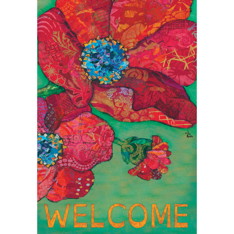 Double Sided 18'' H x 13'' W Polyester Garden Flag