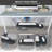 Mount-It! Adjustable Under Desk Keyboard Tray and Mouse Drawer Platform with Wrist Rest Pad, 17.25"
