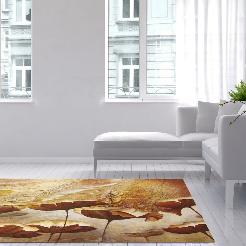 Gaukur Floral Area Rug, Rectangle 140 x 200cm