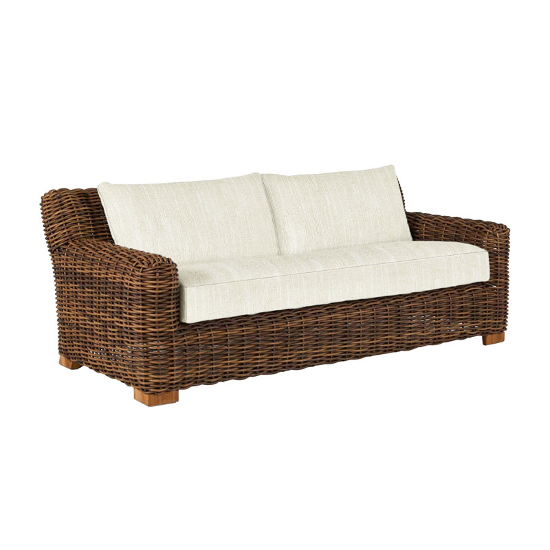 Montauk Sofa - Raffia, No Welt, Rollo Cream, Standard Plus