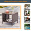 Table d'appoint en osier Camerin-1420374832-1420374846
