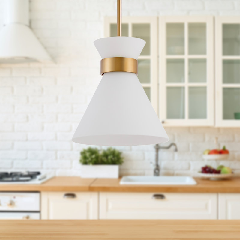 Celeste Modern Pendant Light in Champagne Bronze