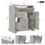 Single Bathroom Vanity with Ceramic Basin-134243252
