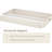 Under Bed Storage Containers, Underbed Storage Bins With 6 Inches Tall, Clothes Storage Box With Sturdy Handles And Sidewalls, Beige, 2-Pack