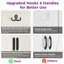 Garde-manger en coin 71 po | Rangement de cuisine à 4 portes de style campagnard-473301490