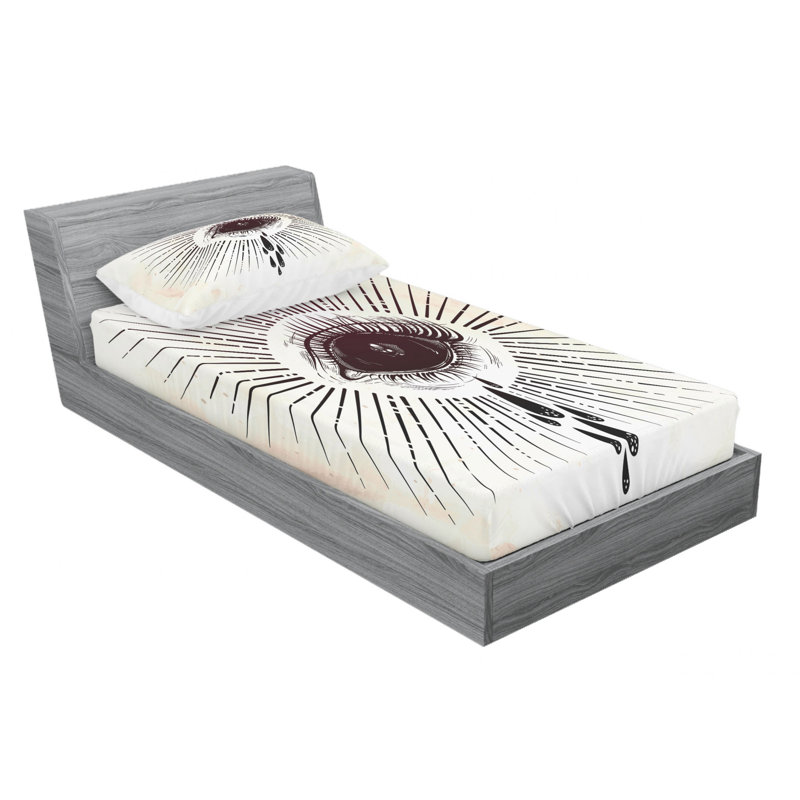 Microfiber Sheet Set, Twin XL Sheet Set with Fitted Sheet