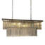 Lustre rectangulaire unique à 8 lumières Kratika-773606850