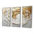 Toile argentée avec cadre flottant
