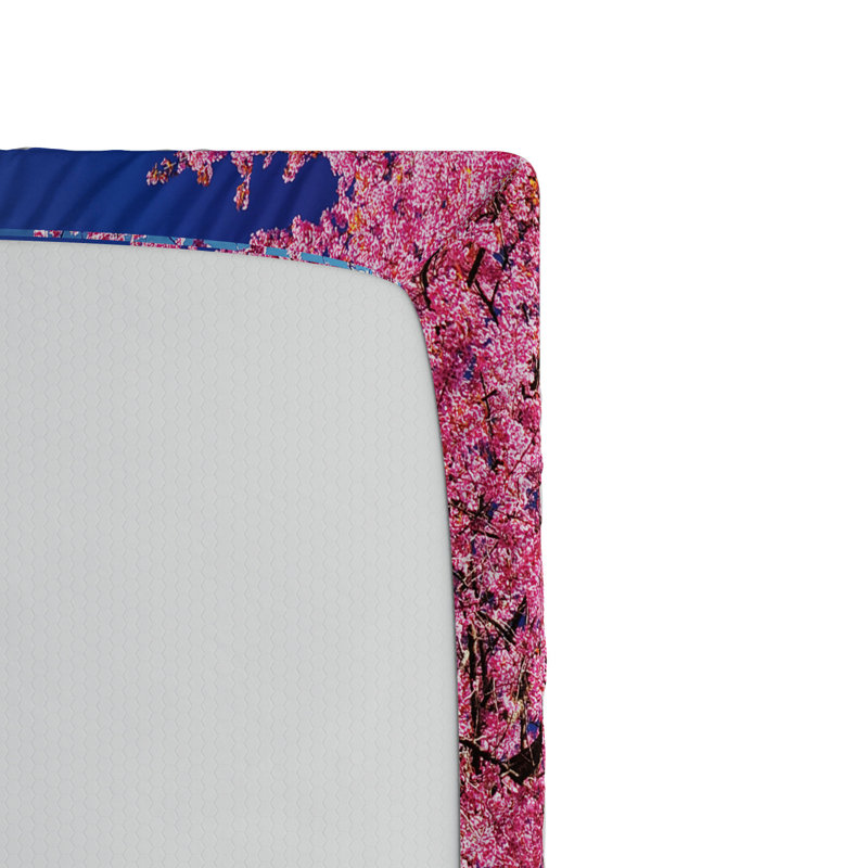 Microfiber Floral Fitted Sheet, Full Fitted Sheet