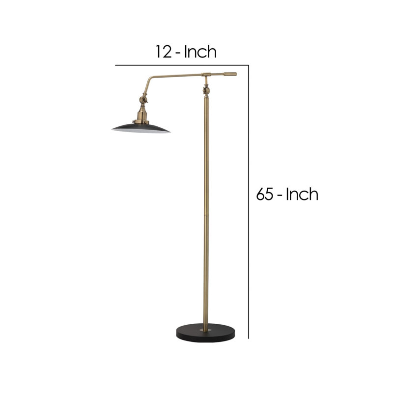 65'' Gold Task Floor Lamp