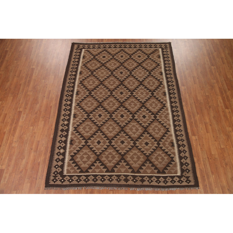Tapis oriental géométrique Kilim 7 x 10