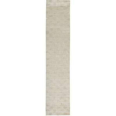 Hand Woven Linen Geometric Area Rug