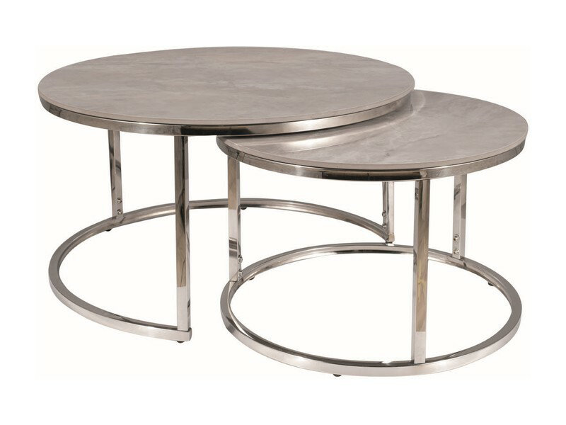 Jonesborough Coffee Table, Dark Grey/Silver