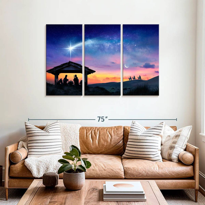 Adella Christmas Star, 36" H x 57" W