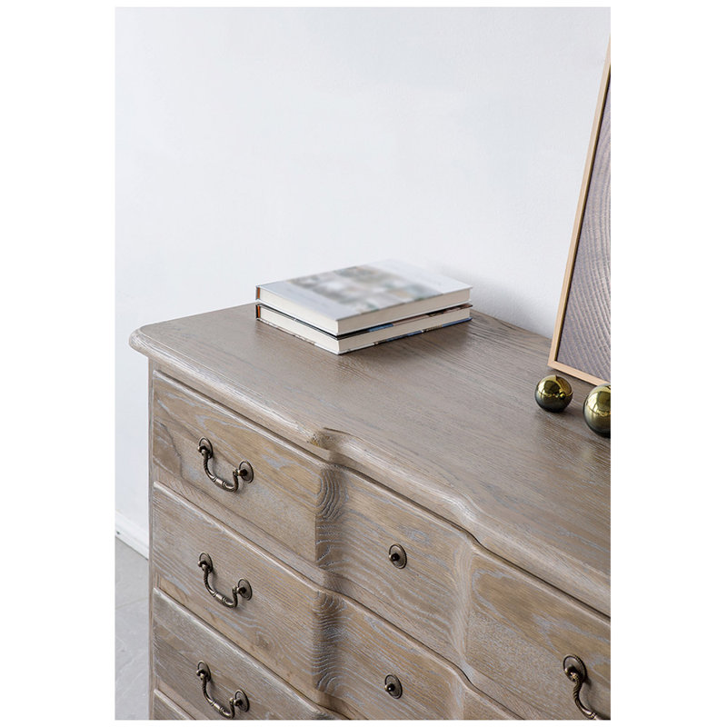 American Retro Accent Chest, Brown Gray