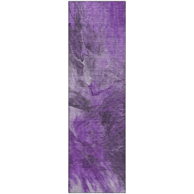 Premium Machine Washable Cerrito Purple Rug