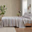 Ensemble de draps 3 pièces avec flanelle douce et flocon de neige pour un sommeil confortable