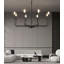 Lustre 8 lumières de style campagne moderne