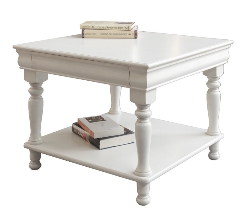Dilbagh End Table, White