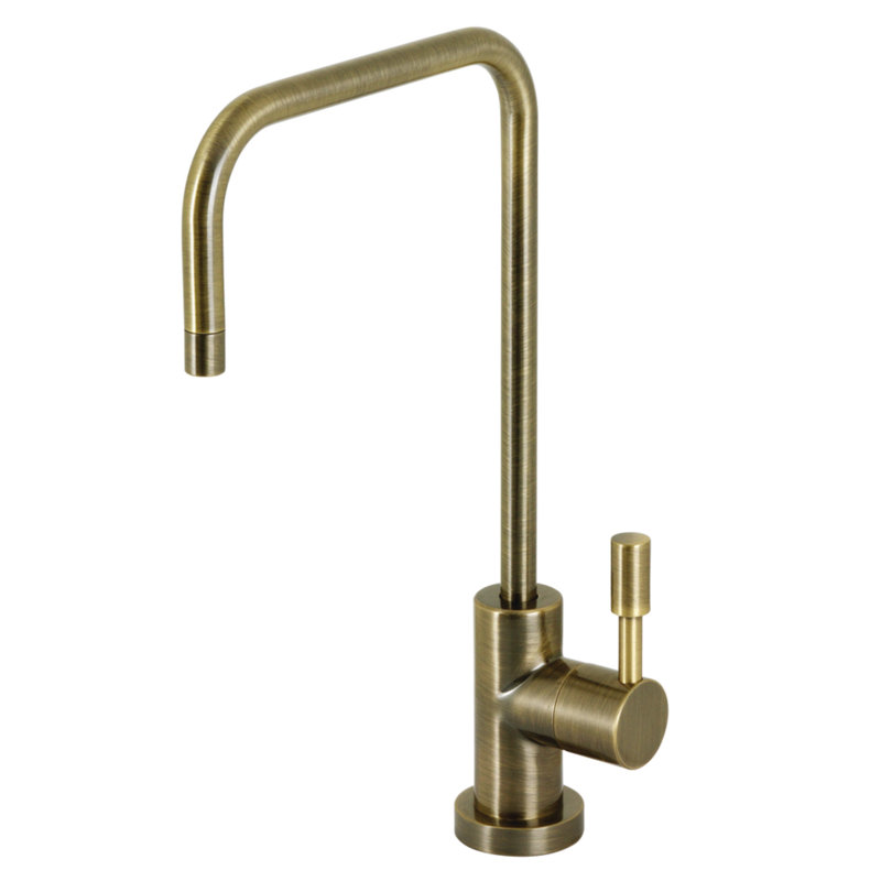 Robinet de filtration d’eau à poignée simple Concord, Laiton antique