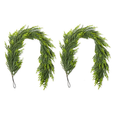 2-Piece 4" Christmas Garland