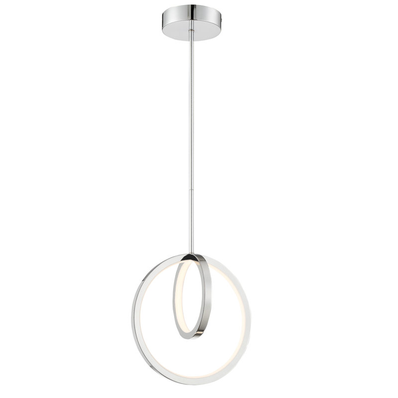 Saleigh 2 - Light LED Unique/Statement Pendant, Chrome