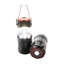 Lanterne de camping pliable avec lampe torche COB DEL - base magnétique, lampe de poche, SOS ROUGE et lumière de secours, poignée et crochet de suspension