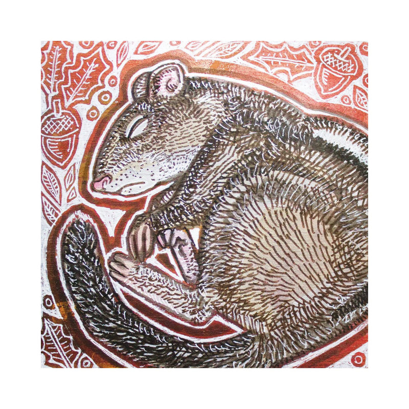 Chipmunk 1 Piece Wall Art on Canvas, 45.72 cm H x 45.72 cm W x 1.91 cm D, Wrapped Canvas