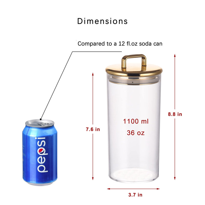 Acrylic Storage Jar