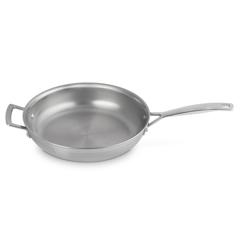 Le Creuset Classic 3-ply Stainless Steel Uncoated Frying Pan
