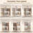 4FT-9FT Closet Organizer System with Drawer & 4 Hanging Rods