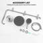 Cascade 10" Solid Brass Exposed Round Shower Combo Set With Pressured Balanced Valve-95862518