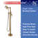 Floor Tub Filler with Diverter
